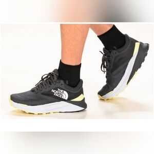 The North Face Charcoal and Lemon Athletic Shoes SZ 10.5 NWT